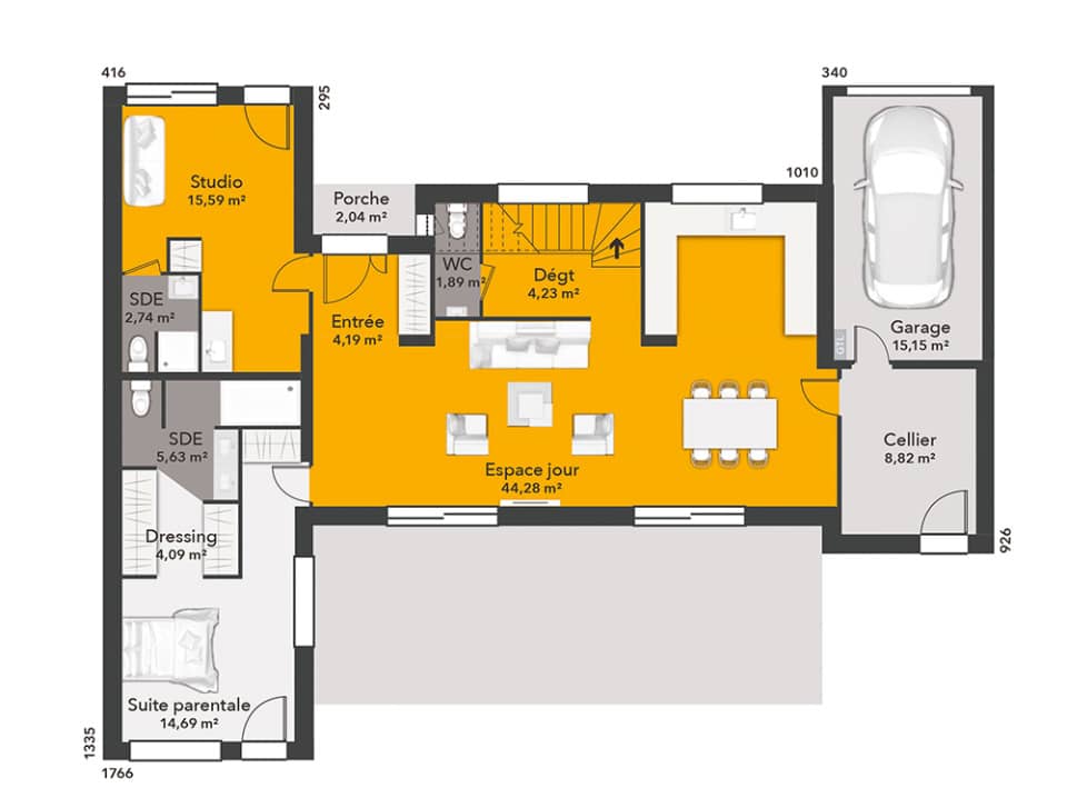 Maison neuve - Terrain à bâtir Deuil-la-Barre (95170) à Deuil-la-Barre (95), prix 688 000 €