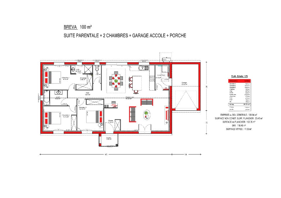 Maison neuve - Terrain à bâtir Jonzac (17500) à Jonzac (17), prix 240 000 €