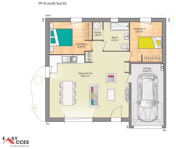 Maison neuve - Terrain à bâtir Coulans-sur-Gée (72550) à Coulans-sur-Gée (72), prix 193 000 €