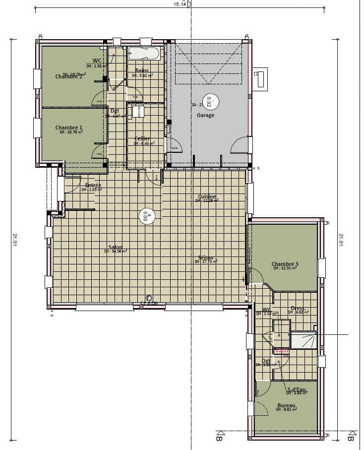 Maison neuve - Terrain à bâtir () à Sargé-lès-le-Mans, prix 412 000 €