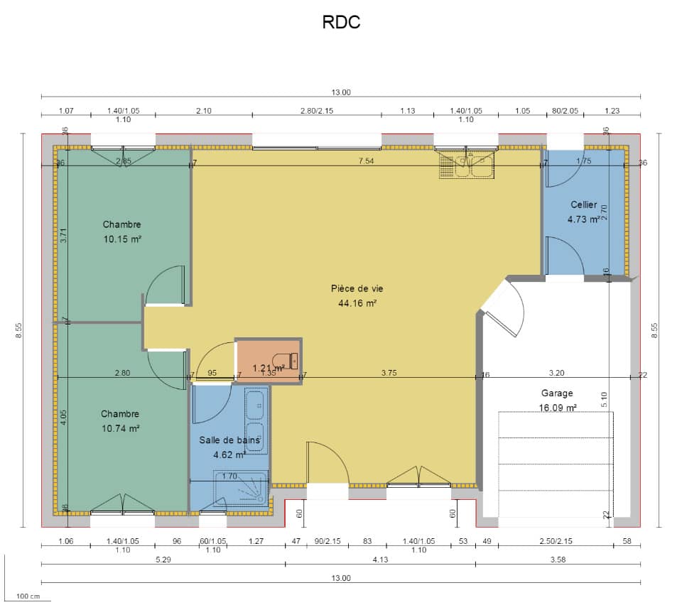 Maison neuve - Terrain à bâtir () à Sargé-lès-le-Mans, prix 285 000 €
