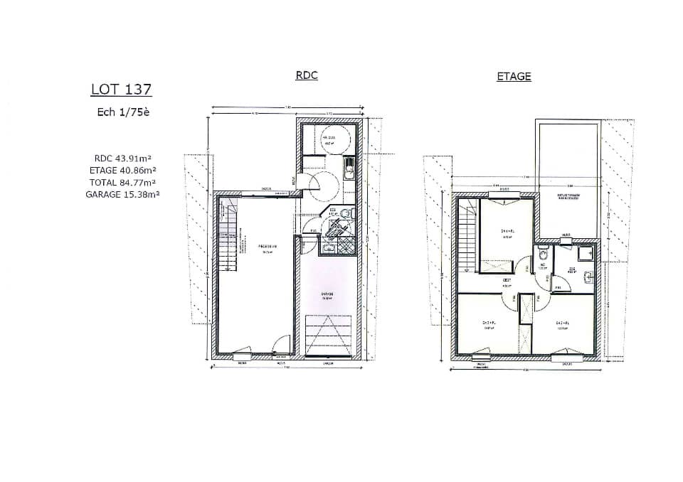 Maison neuve - Terrain à bâtir Neuville-sur-Sarthe (72190) à Neuville-sur-Sarthe, prix 275 000 €