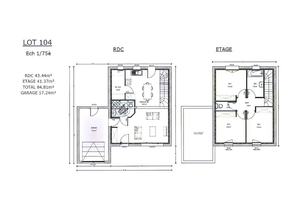 Maison neuve - Terrain à bâtir Neuville-sur-Sarthe (72190) à Neuville-sur-Sarthe, prix 245 000 €