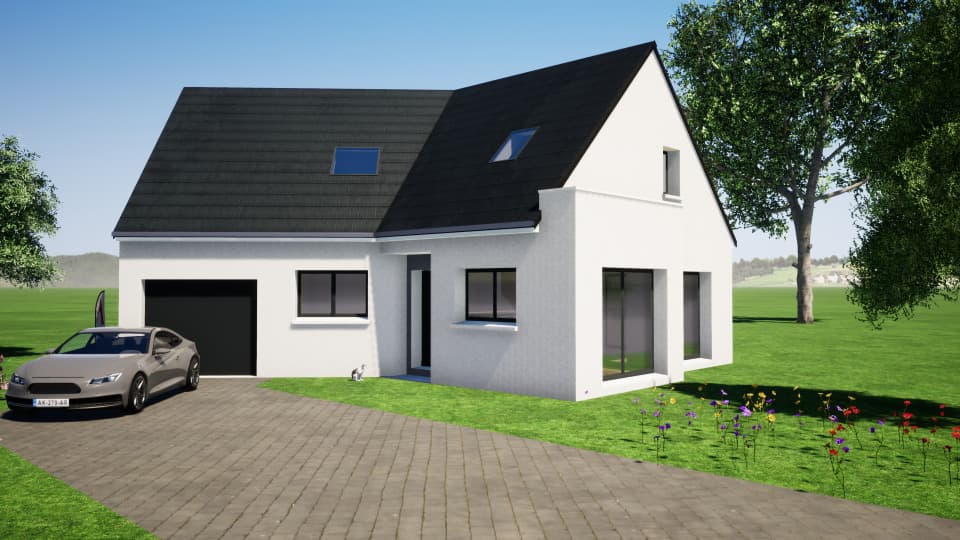 Maison neuve - Terrain à bâtir Le Mans (72100) à Le Mans (72), prix 348 000 €