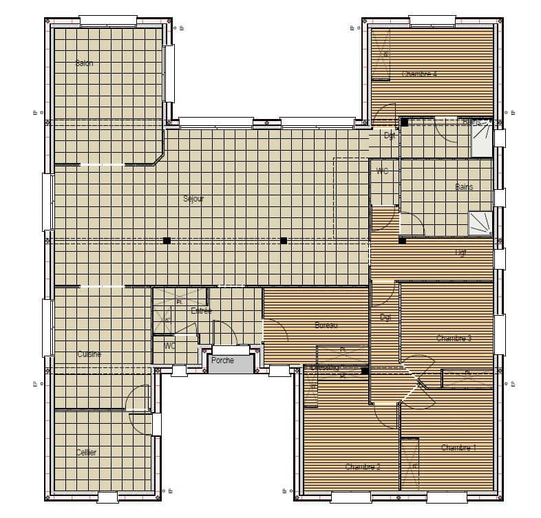 Maison neuve - Terrain à bâtir Le Mans (72100) à Le Mans (72), prix 590 000 €