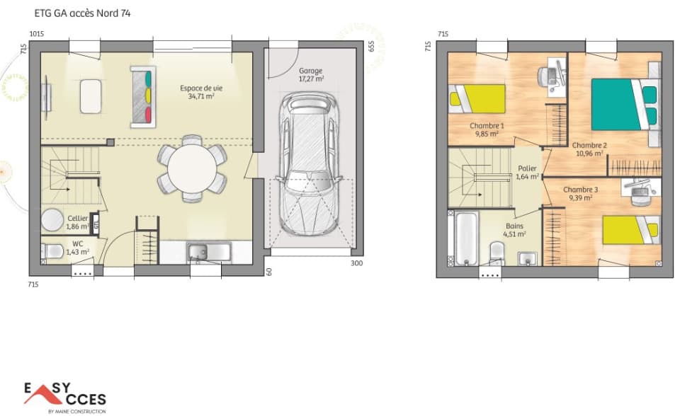 Maison neuve - Terrain à bâtir () à Changé (72), prix 389 000 €