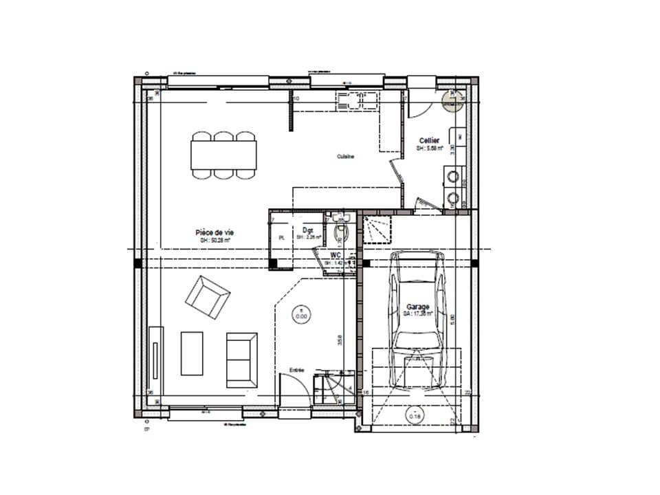 Maison neuve - Terrain à bâtir  () à Le Mans (72), prix 395 000 €