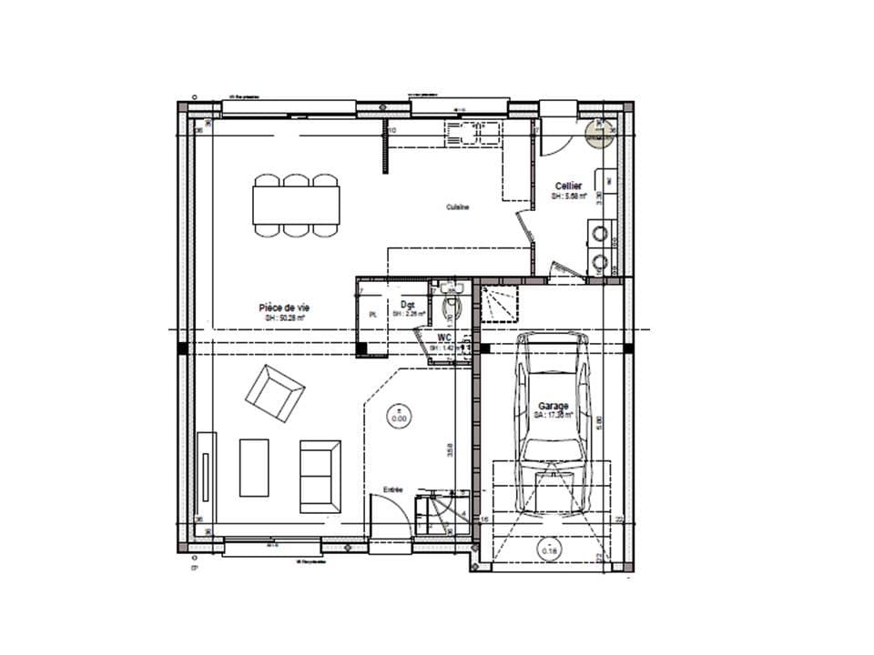 Maison neuve - Terrain à bâtir () à Le Mans (72), prix 395 000 €