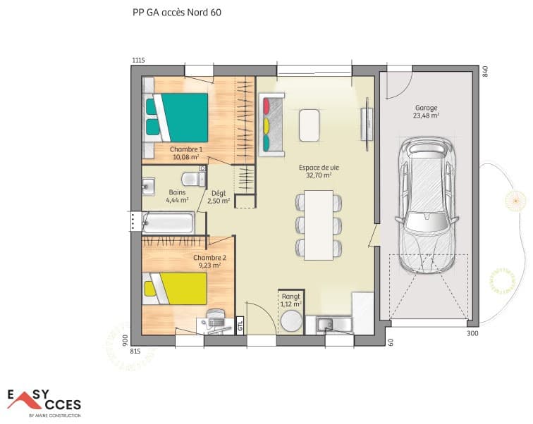 Maison neuve - Terrain à bâtir () à Parigné-l'Évêque (72), prix 211 000 €