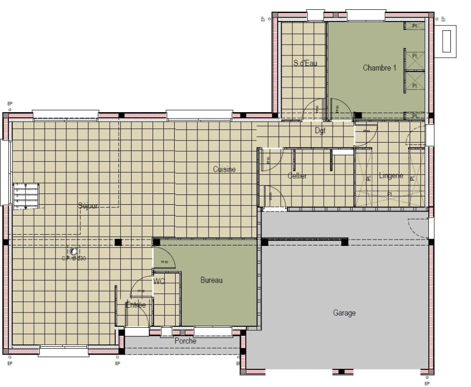 Maison neuve - Terrain à bâtir Aubigné-Racan (72800) à Aubigné-Racan (72), prix 340 000 €