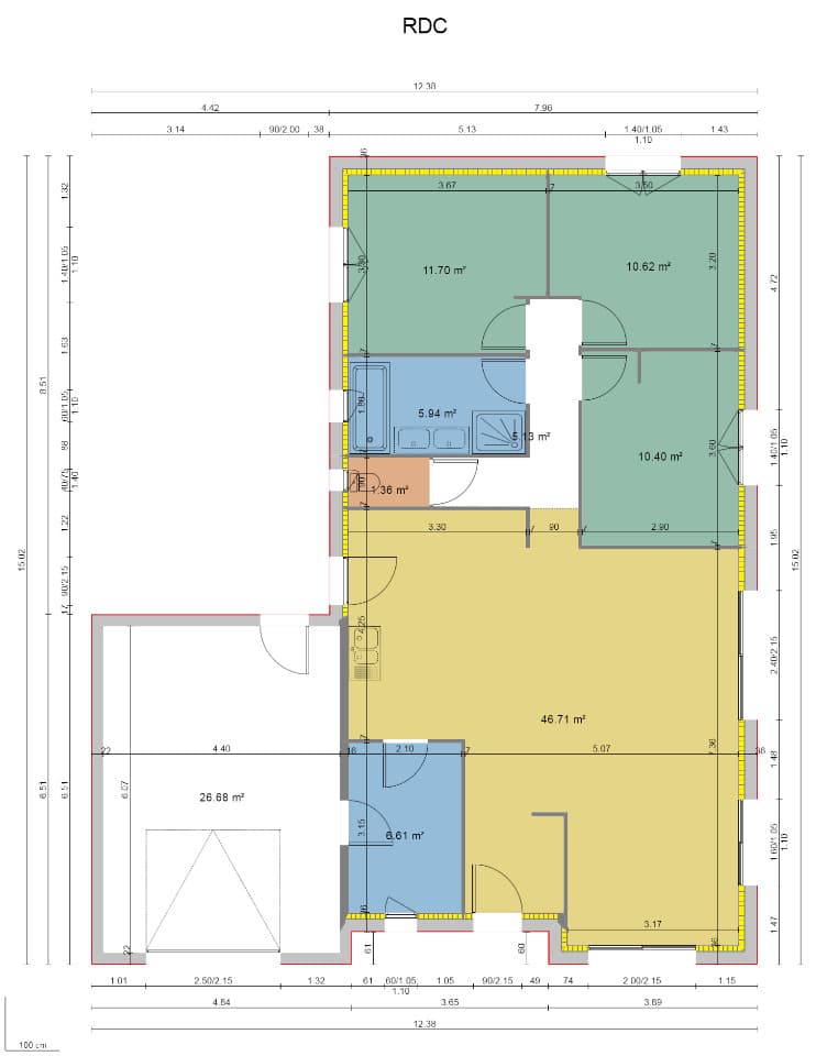 Maison neuve - Terrain à bâtir Aubigné-Racan (72800) à Aubigné-Racan (72), prix 258 000 €