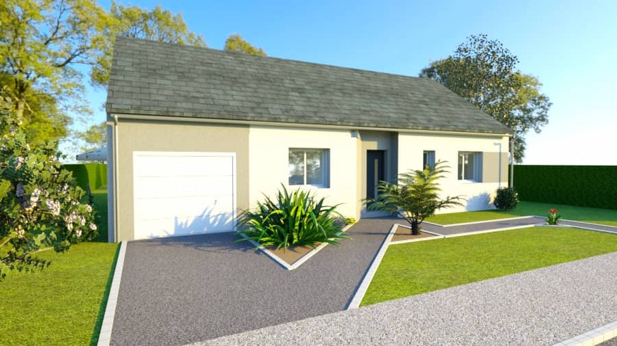 Maison neuve - Terrain à bâtir Aubigné-Racan (72800) à Aubigné-Racan, prix 225 000 €