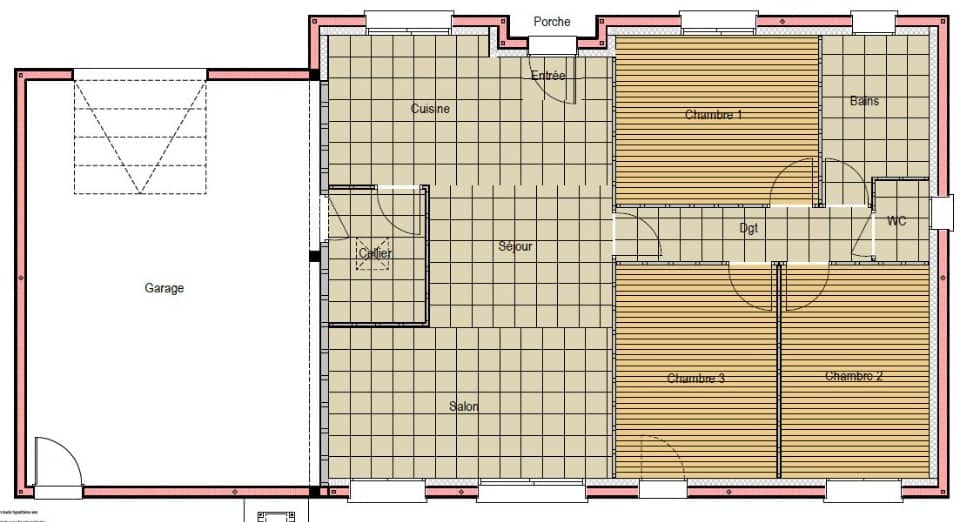 Maison neuve - Terrain à bâtir Aubigné-Racan (72800) à Aubigné-Racan, prix 211 000 €