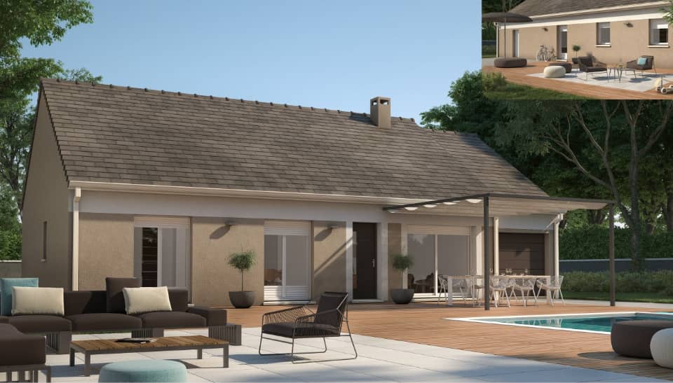 Maison neuve - Terrain à bâtir Saint-Gervais-en-Belin (72220) à Saint-Gervais-en-Belin, prix 193 000 €