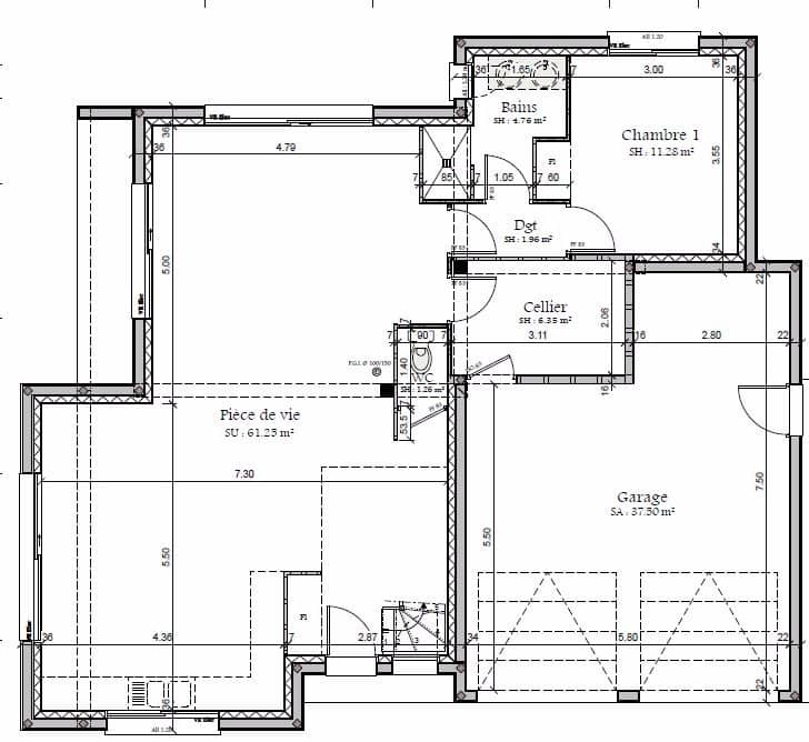 Maison neuve - Terrain à bâtir Saint-Gervais-en-Belin (72220) à Saint-Gervais-en-Belin (72), prix 229 000 €