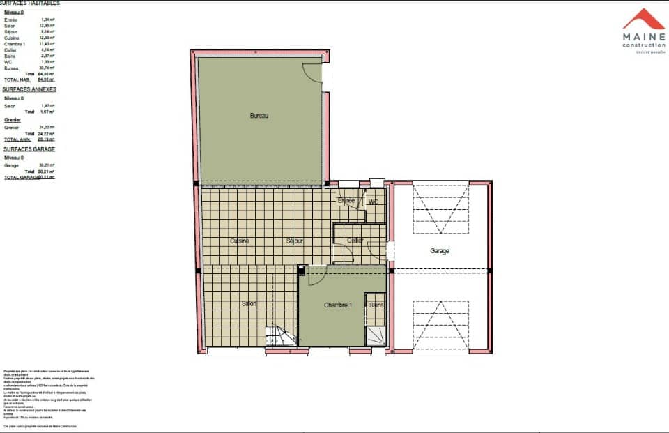 Maison neuve - Terrain à bâtir Le Mans (72000) à Le Mans (72), prix 370 000 €