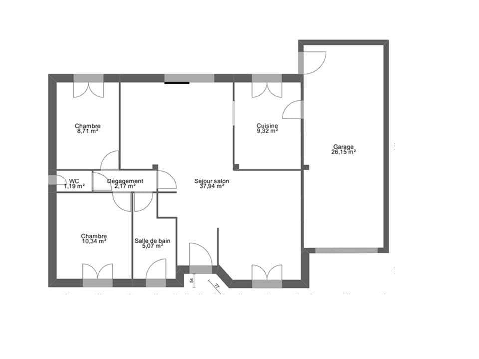 Maison neuve - Terrain à bâtir Coulans-sur-Gée (72550) à Coulans-sur-Gée (72), prix 159 000 €