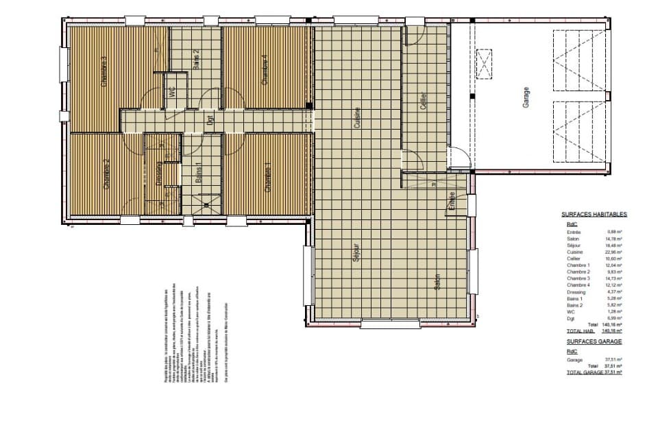 Maison neuve - Terrain à bâtir La Chapelle-Saint-Aubin (72650) à La Chapelle-Saint-Aubin (72), prix 415 000 €