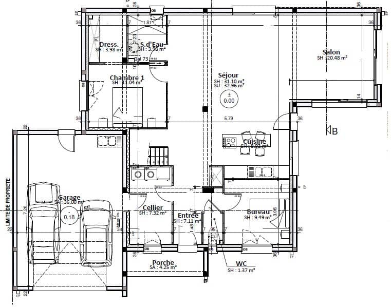 Maison neuve - Terrain à bâtir () à La Bazoge, prix 429 000 €
