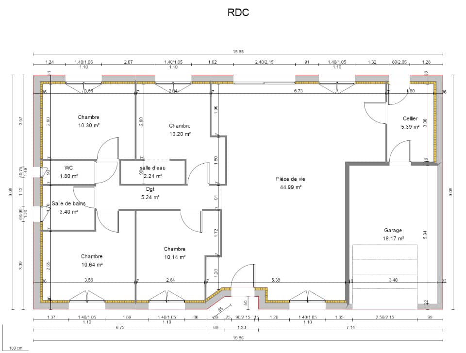 Maison neuve - Terrain à bâtir Neuville-sur-Sarthe (72190) à Neuville-sur-Sarthe, prix 287 000 €