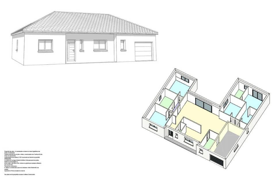 Maison neuve - Terrain à bâtir Neuville-sur-Sarthe (72190) à Neuville-sur-Sarthe (72), prix 299 000 €