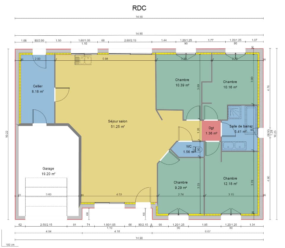 Maison neuve - Terrain à bâtir Neuville-sur-Sarthe (72190) à Neuville-sur-Sarthe, prix 269 000 €