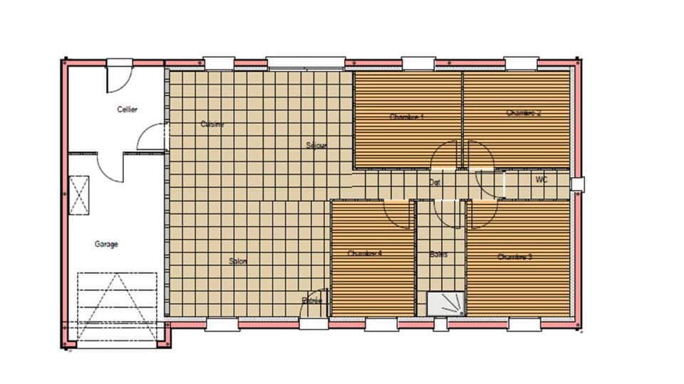 Maison neuve - Terrain à bâtir Saint-Jean-d'Assé (72380) à Saint-Jean-d'Assé (72), prix 249 000 €
