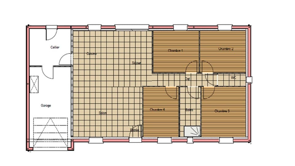 Maison neuve - Terrain à bâtir Saint-Jean-d'Assé (72380) à Saint-Jean-d'Assé (72), prix 249 000 €