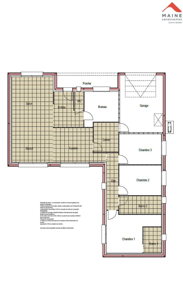 Maison neuve - Terrain à bâtir Saint-Jean-d'Assé (72380) à Saint-Jean-d'Assé (72), prix 285 000 €