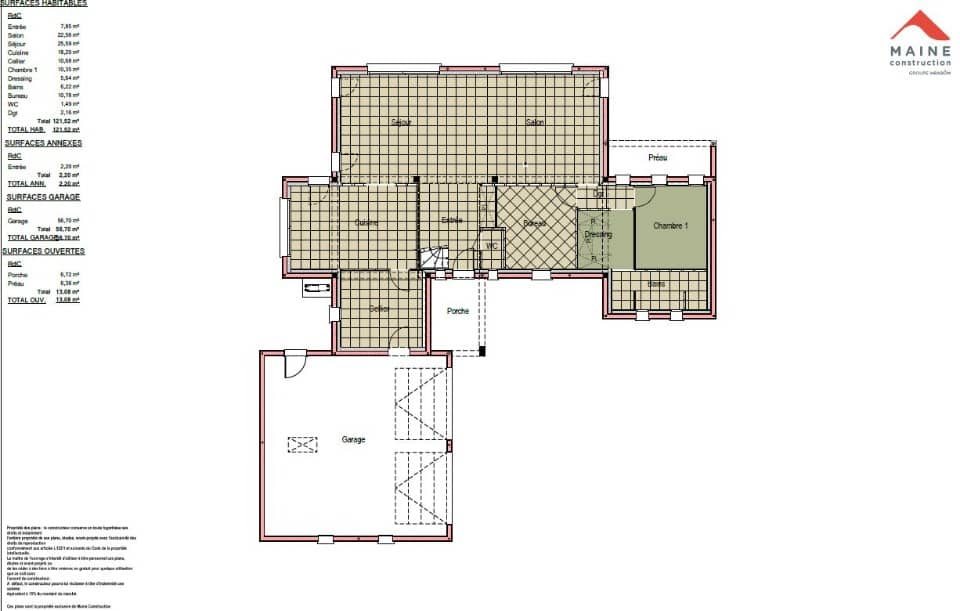 Maison neuve - Terrain à bâtir Yvré-l'Évêque (72530) à Yvré-l'Évêque (72), prix 529 000 €