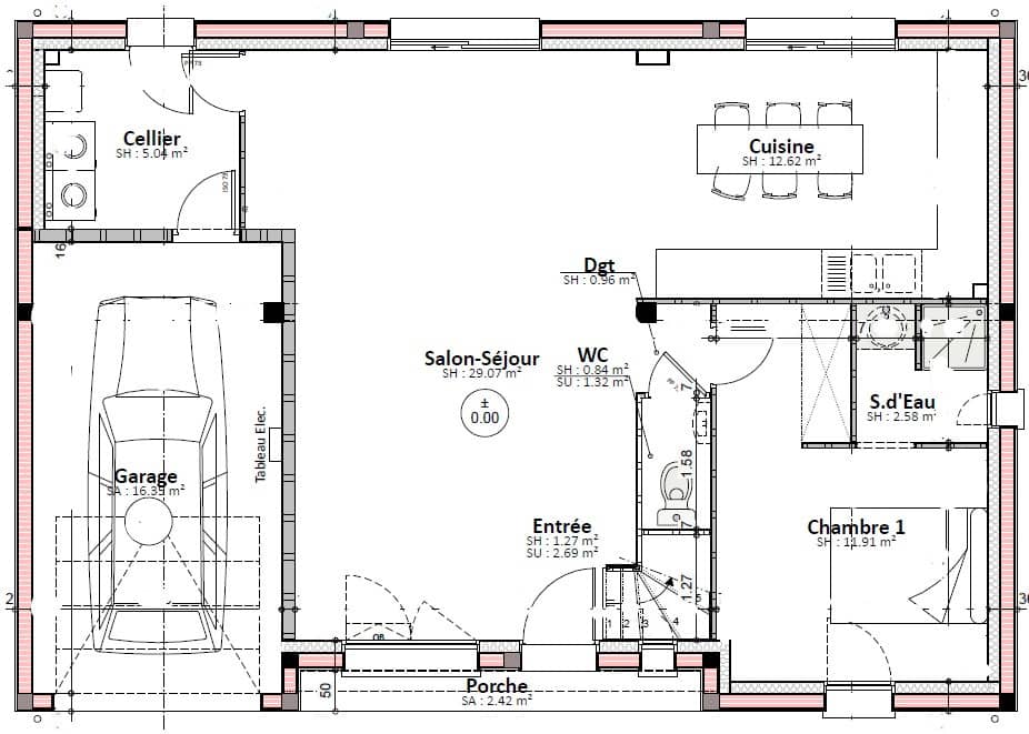 Maison neuve - Terrain à bâtir  () à Aigné (72), prix 259 000 €