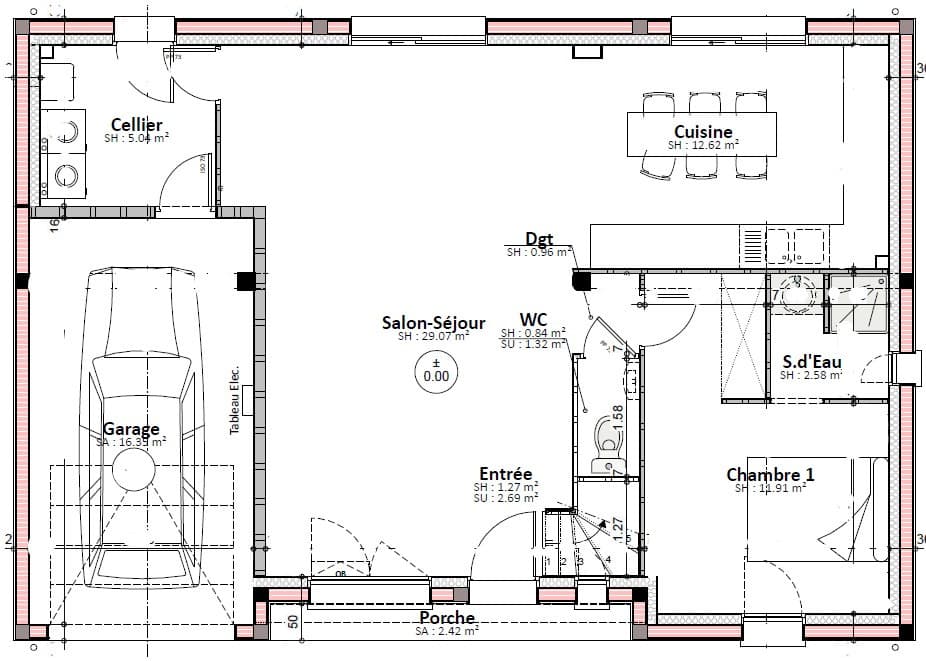 Maison neuve - Terrain à bâtir () à Aigné (72), prix 259 000 €