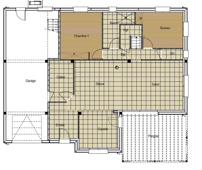 Maison neuve - Terrain à bâtir Saint-Saturnin (72650) à Saint-Saturnin (72), prix 379 000 €