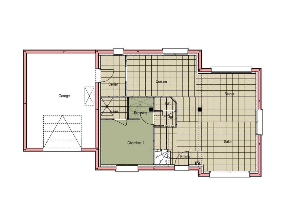 Maison neuve - Terrain à bâtir Savigné-l'Évêque (72460) à Savigné-l'Évêque, prix 239 000 €