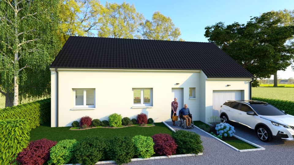 Maison neuve - Terrain à bâtir Sainte-Jamme-sur-Sarthe (72380) à Sainte-Jamme-sur-Sarthe, prix 199 000 €