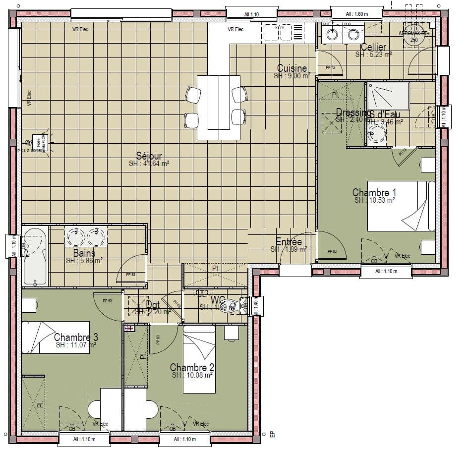Maison neuve - Terrain à bâtir Coulans-sur-Gée (72550) à Coulans-sur-Gée (72), prix 259 000 €