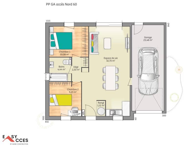 Maison neuve - Terrain à bâtir La Ferté-Bernard (72400) à La Ferté-Bernard, prix 173 000 €
