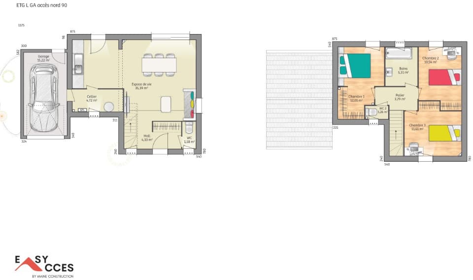 Maison neuve - Terrain à bâtir La Ferté-Bernard (72400) à La Ferté-Bernard (72), prix 225 000 €