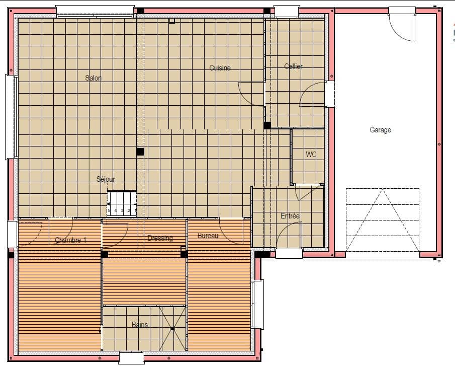 Maison neuve - Terrain à bâtir La Ferté-Bernard (72400) à La Ferté-Bernard (72), prix 369 000 €