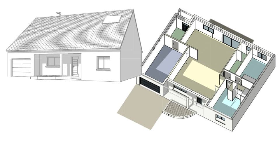 Maison neuve - Terrain à bâtir () à La Flèche (72), prix 238 700 €
