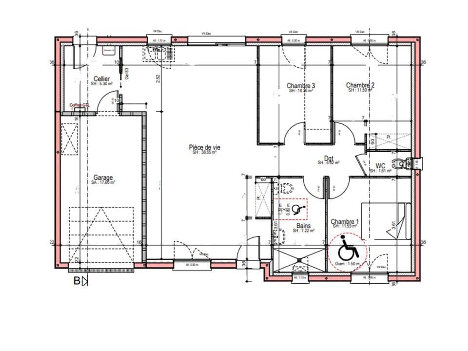 Maison neuve - Terrain à bâtir  () à La Bazoge (72), prix 245 000 €