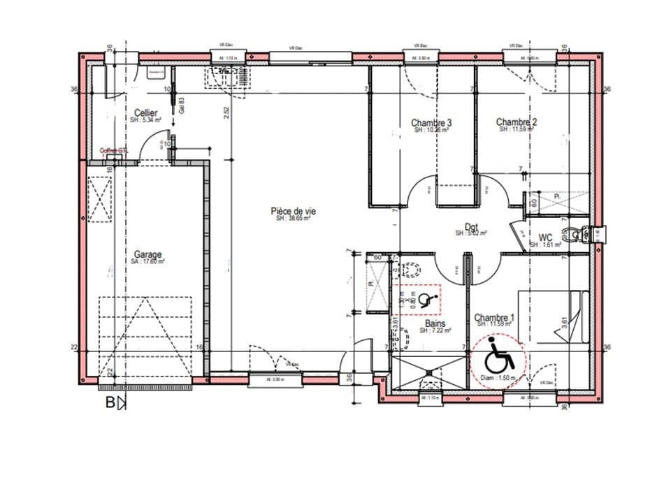 Maison neuve - Terrain à bâtir () à La Bazoge (72), prix 245 000 €