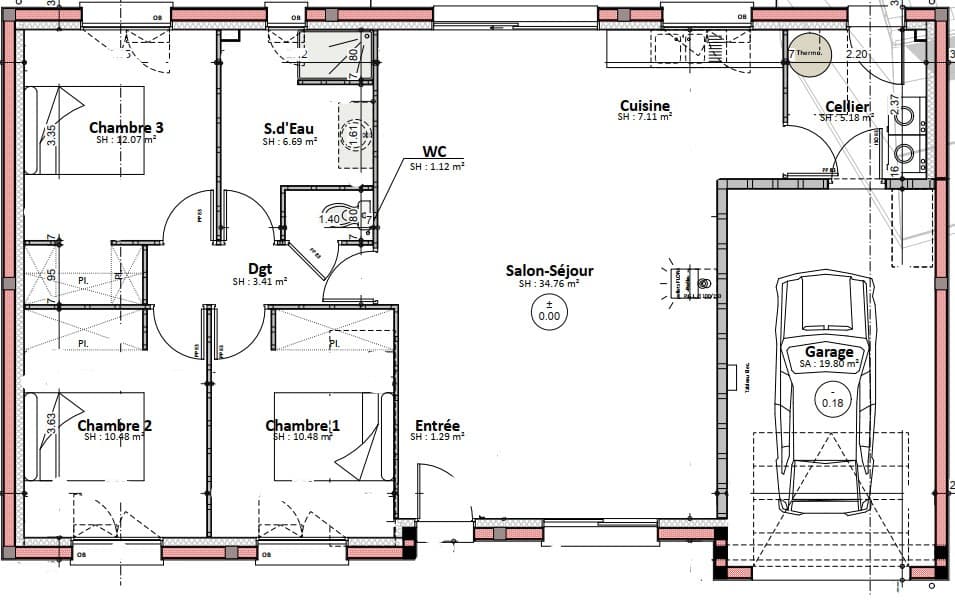 Maison neuve - Terrain à bâtir () à Parcé-sur-Sarthe (72), prix 210 000 €