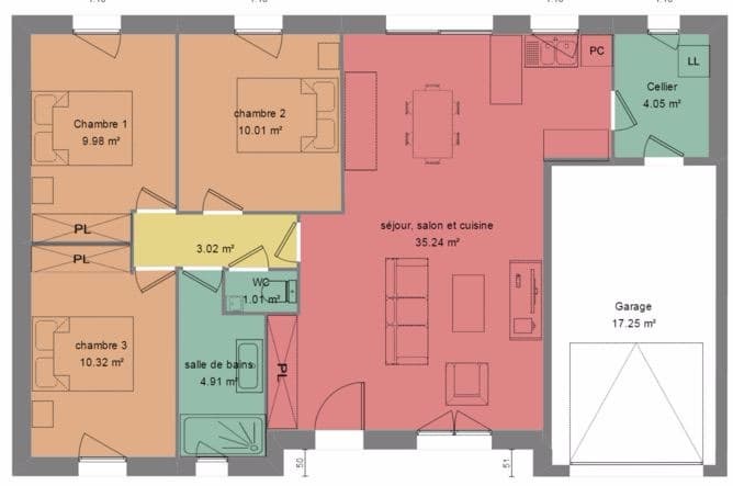 Maison neuve - Terrain à bâtir () à Roézé-sur-Sarthe (72), prix 186 000 €