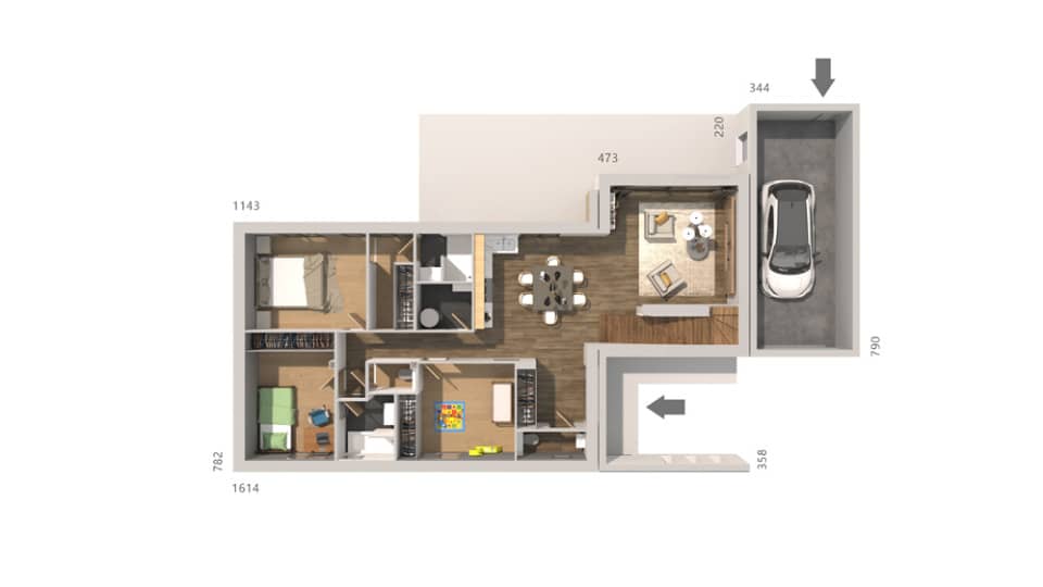 Maison neuve - Terrain à bâtir () à Sainte-Valière (11), prix 441 850 €