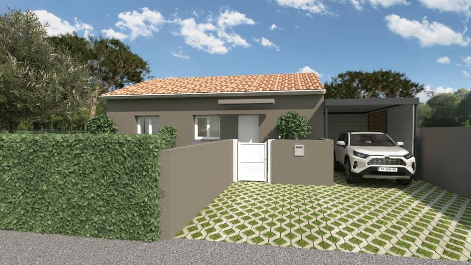 Maison neuve - Terrain à bâtir  () à Ginestas (11), prix 202 536 €