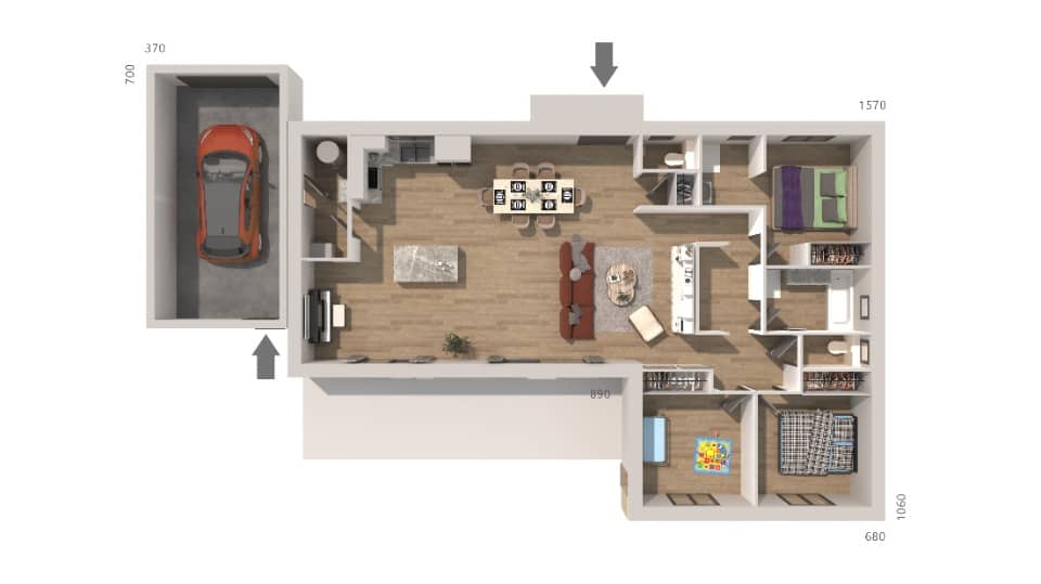 Maison neuve - Terrain à bâtir  () à Saint-Nazaire-d'Aude (11), prix 368 586 €