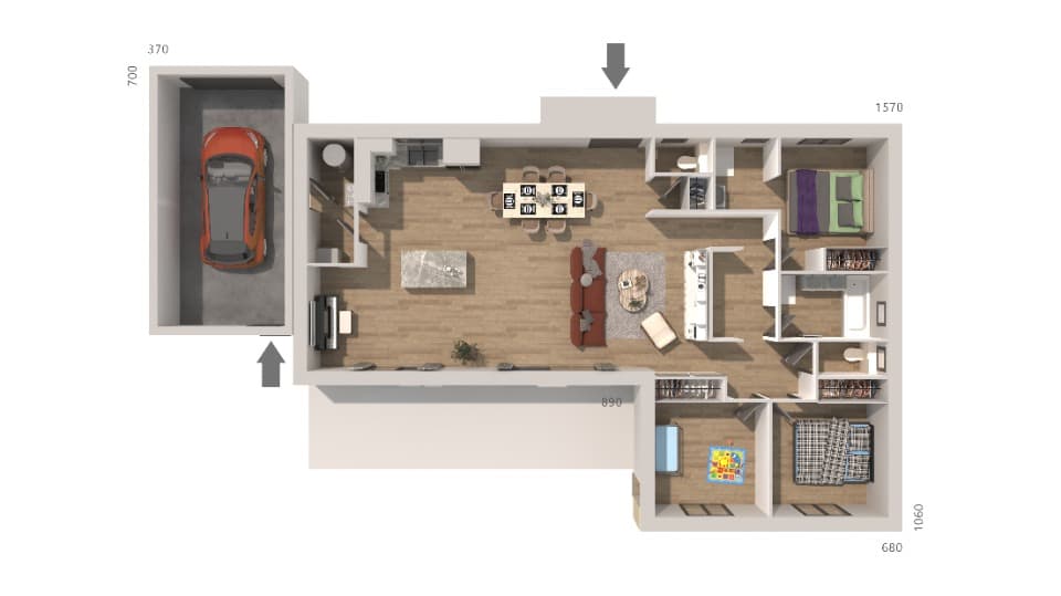 Maison neuve - Terrain à bâtir () à Saint-Nazaire-d'Aude (11), prix 368 586 €