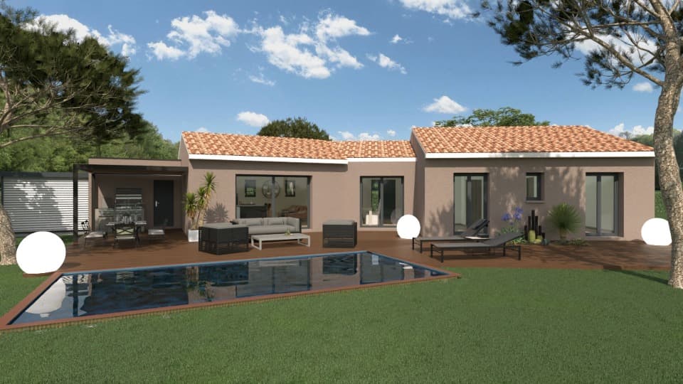 Maison neuve - Terrain à bâtir () à Argens-Minervois (11), prix 347 450 €