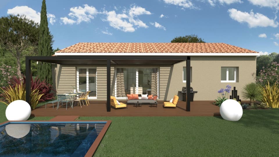 Maison neuve - Terrain à bâtir Rieux-Minervois (11160) à Rieux-Minervois (11), prix 243 900 €